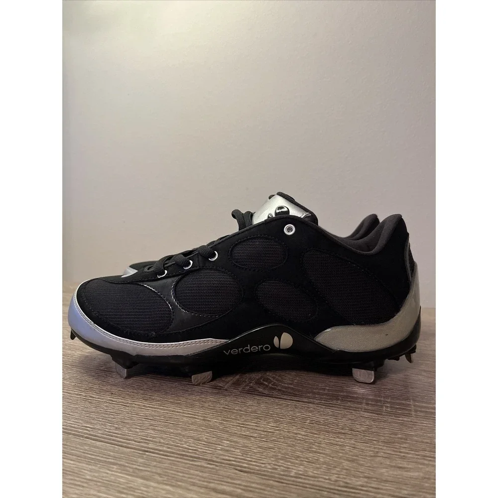 Verdero‎ Metal Sports Black Cleats Men Boys Size 7.5 New No Box! Baseball